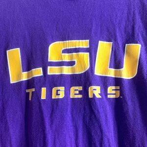 vintage Y2K 2000s NCAA LOUISIANA STATE UNIVERSITY TIGERS COLLEGE LSU tee shirt L